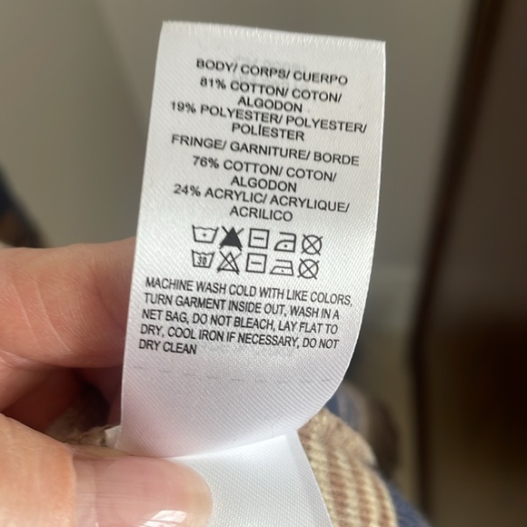 LUCKY BRAND FRINGED CARDIGAN - Picture 6 of 9